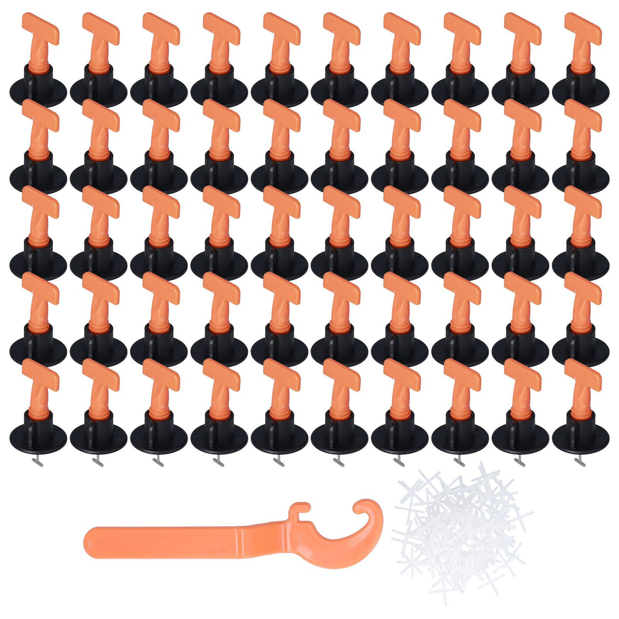 151PCS Tile Leveler Spacer Floor Tile Leveling System Reusable Wall Leveling System with Wrench