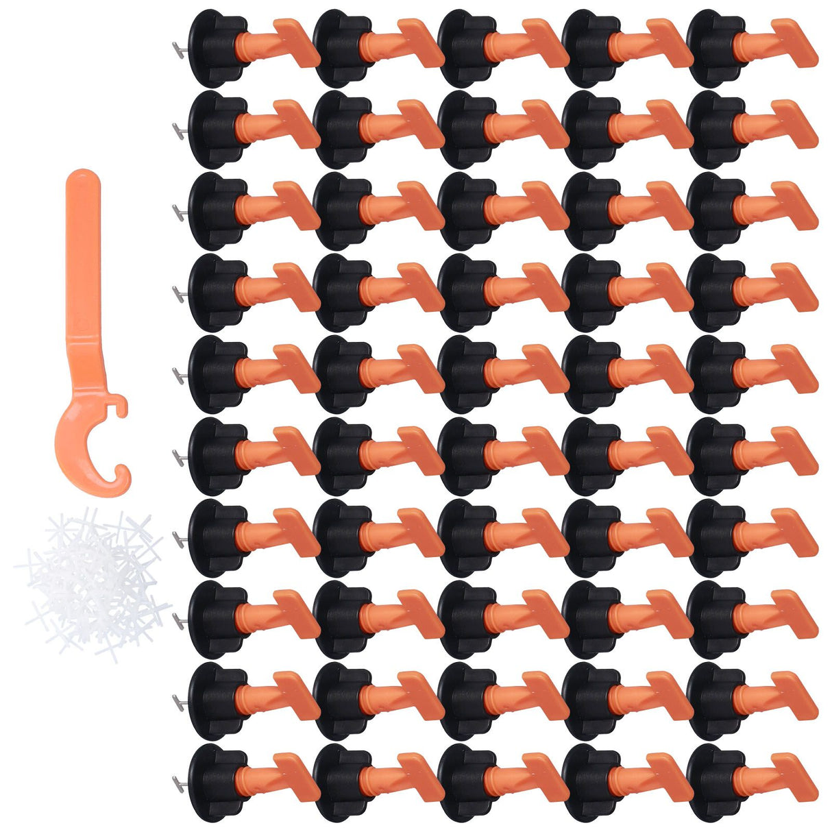 151PCS Tile Leveler Spacer Floor Tile Leveling System Reusable Wall Leveling System with Wrench