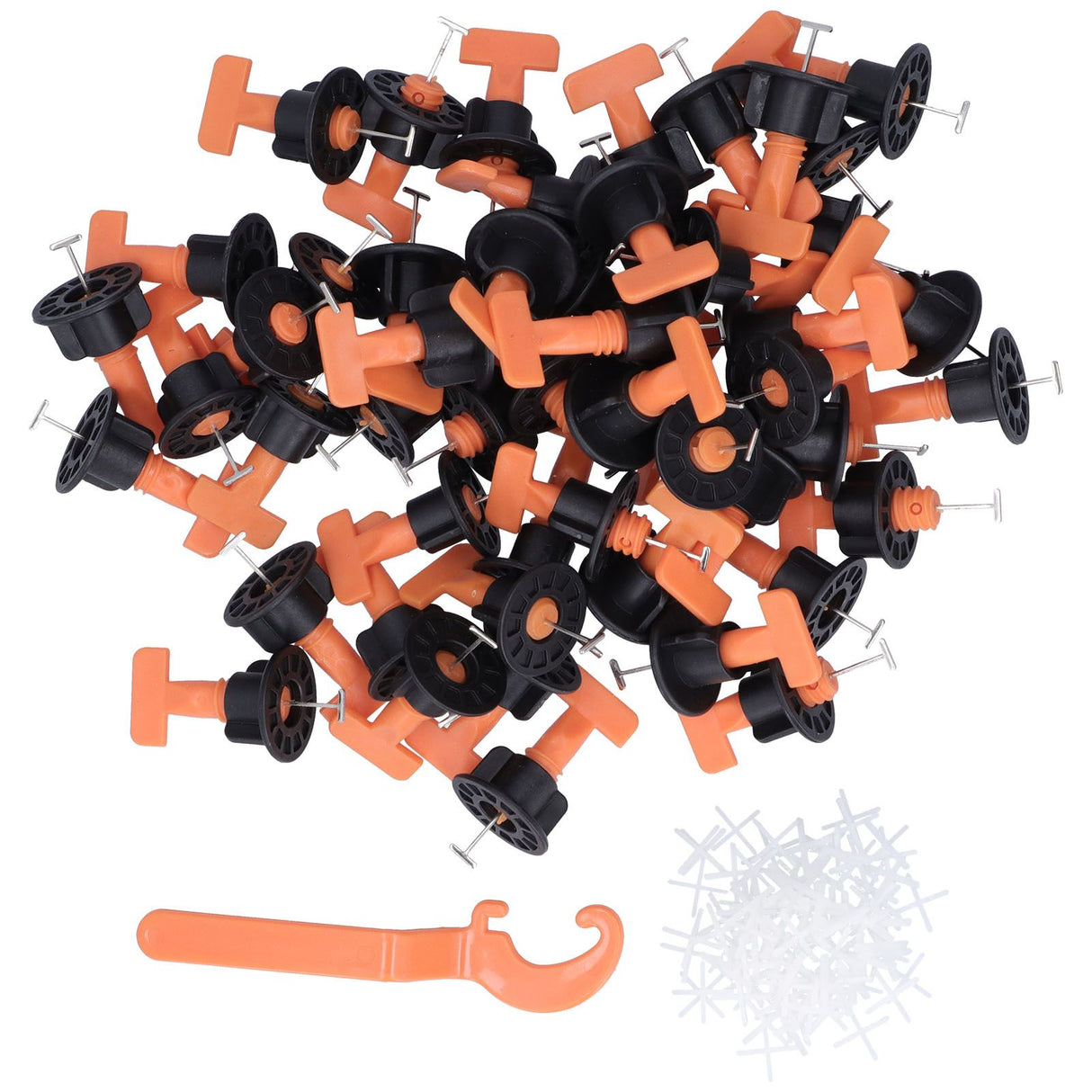 151PCS Tile Leveler Spacer Floor Tile Leveling System Reusable Wall Leveling System with Wrench