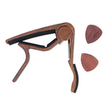 Guitar Capo Small Portable Noiseless Silicone Pad Spring Loaded Capo for Acoustic Guitar - 45-Degree Angle