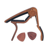 Guitar Capo Small Portable Noiseless Silicone Pad Spring Loaded Capo for Acoustic Guitar