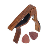 Guitar Capo Small Portable Noiseless Silicone Pad Spring Loaded Capo for Acoustic Guitar