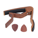 Guitar Capo Small Portable Noiseless Silicone Pad Spring Loaded Capo for Acoustic Guitar