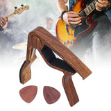 Guitar Capo Small Portable Noiseless Silicone Pad Spring Loaded Capo for Acoustic Guitar