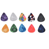 10Pcs Guitar Picks Boost Bass Portable Colorful Retro Cosmic Star Sky Pattern Guitar Pick for Bass Banjo Ukulele0.46mm Black Box - Rear View