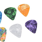 10Pcs Guitar Picks Boost Bass Portable Colorful Retro Cosmic Star Sky Pattern Guitar Pick for Bass Banjo Ukulele0.46mm Black Box