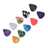 10Pcs Guitar Picks Boost Bass Portable Colorful Retro Cosmic Star Sky Pattern Guitar Pick for Bass Banjo Ukulele0.71mm Black Box - Close-Up Angle
