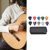 10Pcs Guitar Picks Boost Bass Portable Colorful Retro Cosmic Star Sky Pattern Guitar Pick for Bass Banjo Ukulele0.71mm Black Box