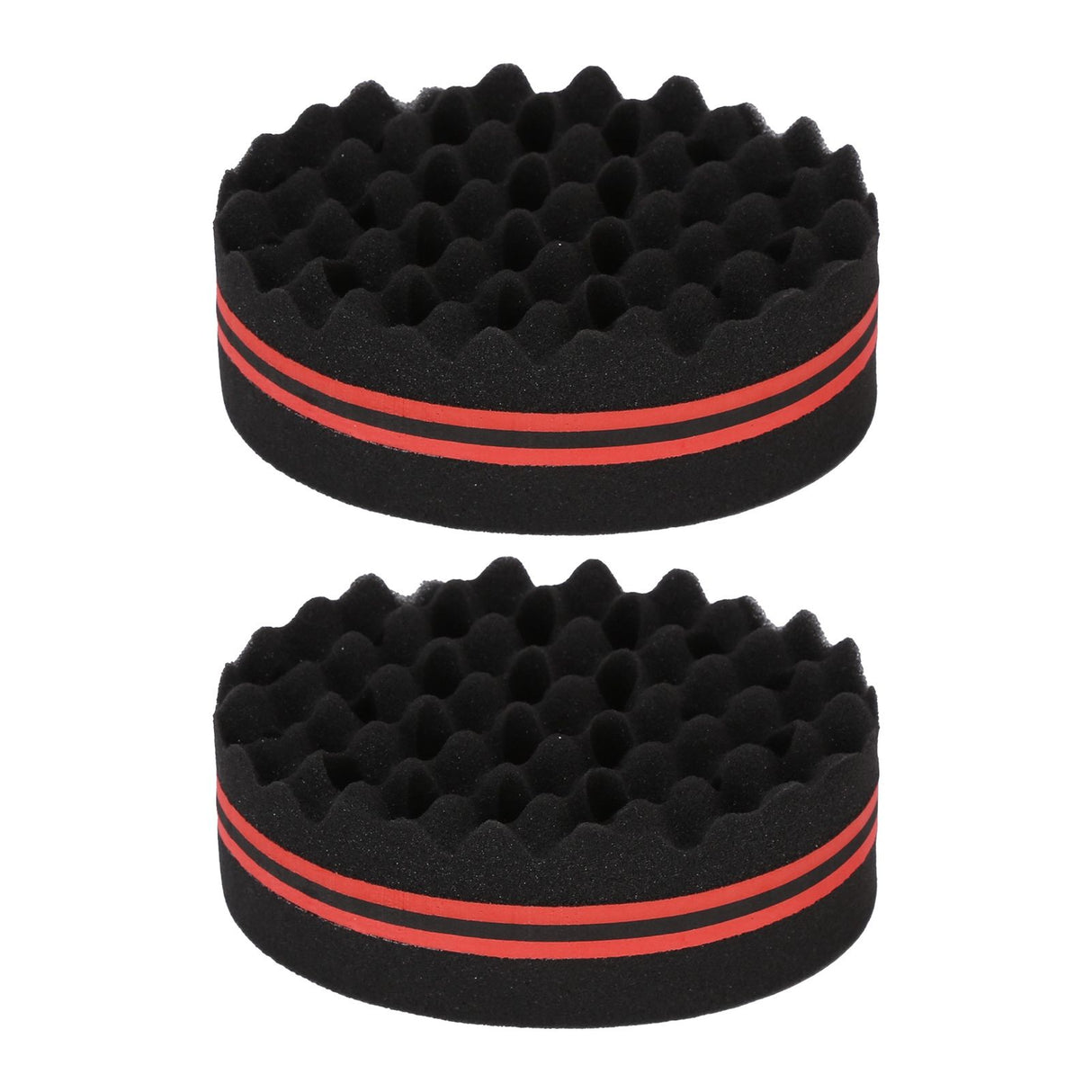 2PCS Double Sided Hair Curl Sponge 22 Hole Wavy Hair Sponge Brush Styling Tools for Home Salon