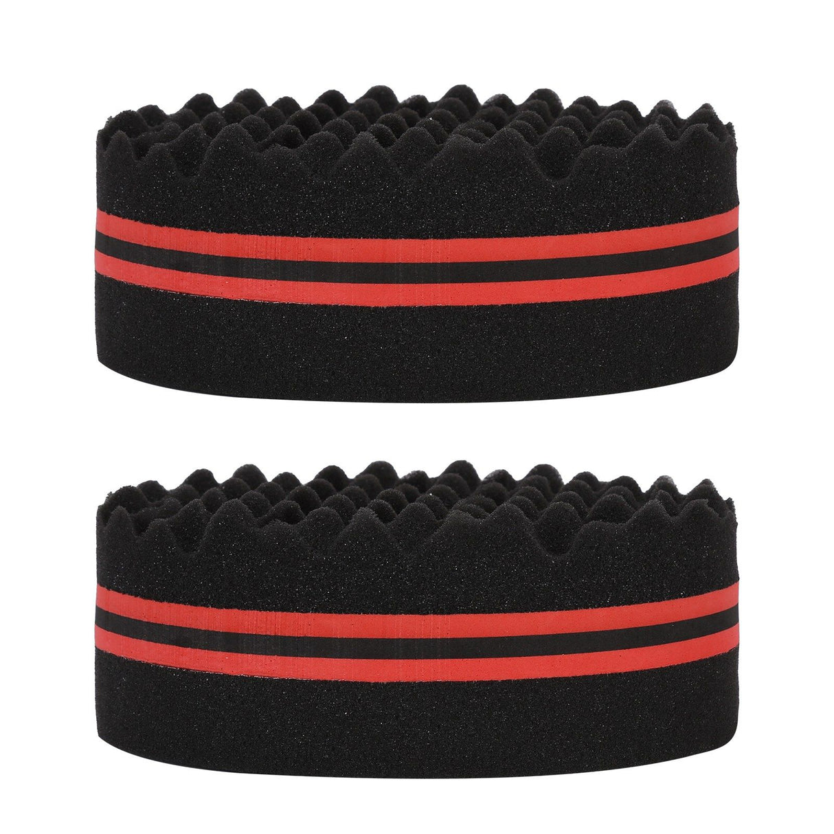 2PCS Double Sided Hair Curl Sponge 22 Hole Wavy Hair Sponge Brush Styling Tools for Home Salon