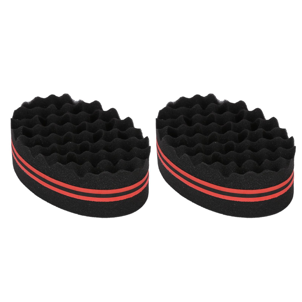 2PCS Double Sided Hair Curl Sponge 22 Hole Wavy Hair Sponge Brush Styling Tools for Home Salon