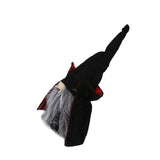 Vampire Doll Halloween Cute Durable Standable Gnomes Plush for with Pointed Hat Home Party BarMale Vampire - 45-Degree Angle