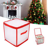 Storage Box Transparent PVC Zipper Sealed Durable Sock Organizer with Compartment for Home Office - Extra Image