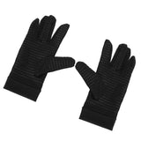 Arthritis Gloves Full Finger Copper Fiber Comfortable Soft Breathable Odorless Compression Gloves for Gaming CookingM - Rear View