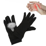 Arthritis Gloves Full Finger Copper Fiber Comfortable Soft Breathable Odorless Compression Gloves for Gaming CookingM - Extra Image