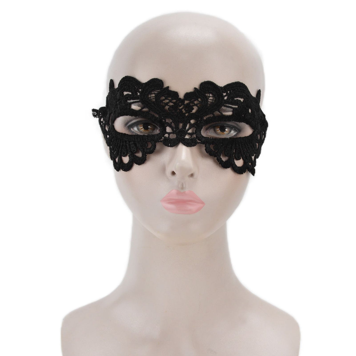 Hollow Lace Half Face Mask Costume Eyes Mask Halloween Dancing Party Decoration for Women