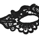Hollow Lace Half Face Mask Costume Eyes Mask Halloween Dancing Party Decoration for Women - Extra Image