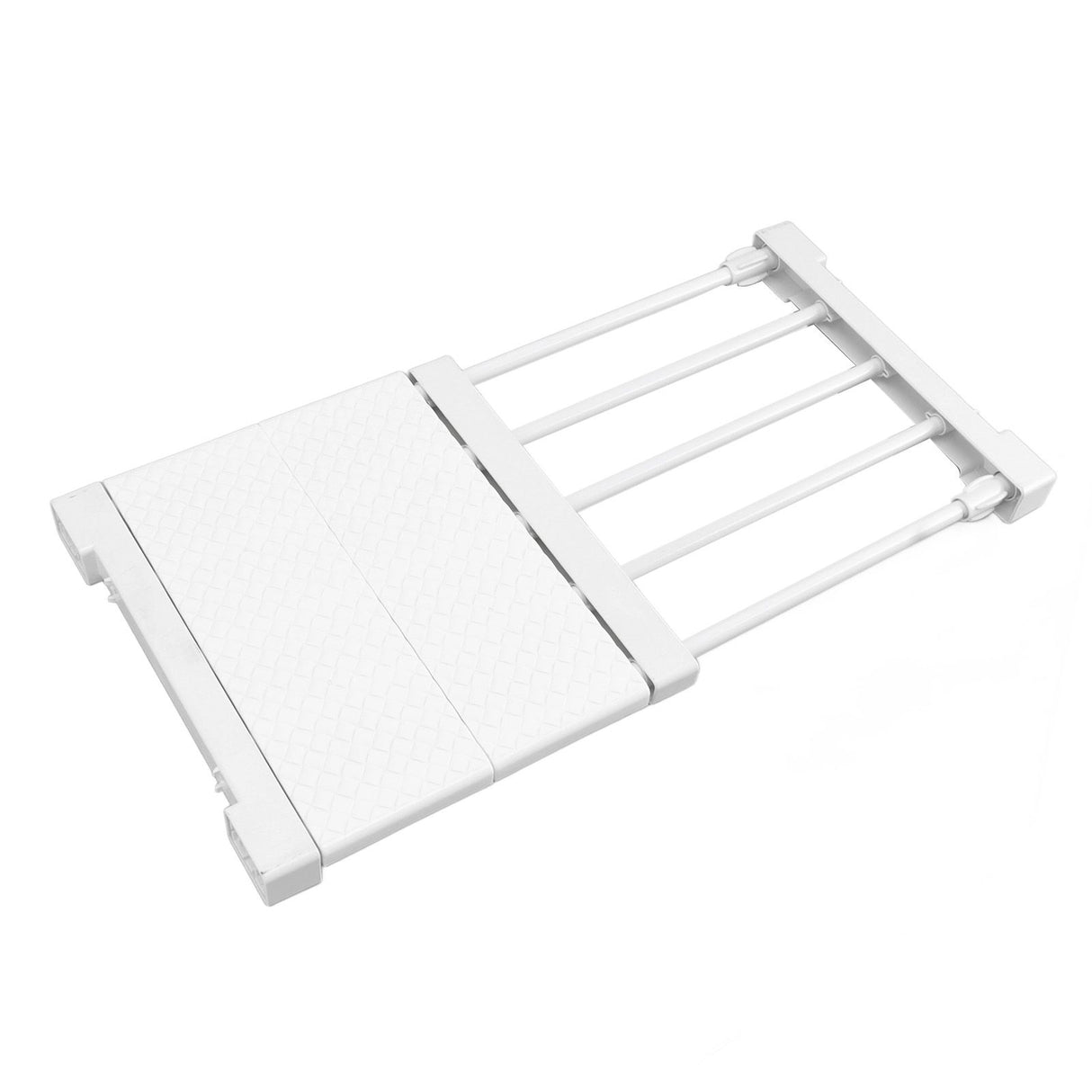 Tension Shelf Adjustable Closet Divider 24cm Width Storage Rack for Cabinet Wardrobe 30 ~ 40cm / 11.81 ~ 15.75in