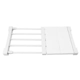 Tension Shelf Adjustable Closet Divider 24cm Width Storage Rack for Cabinet Wardrobe 30 ~ 40cm / 11.81 ~ 15.75in - Extra Image