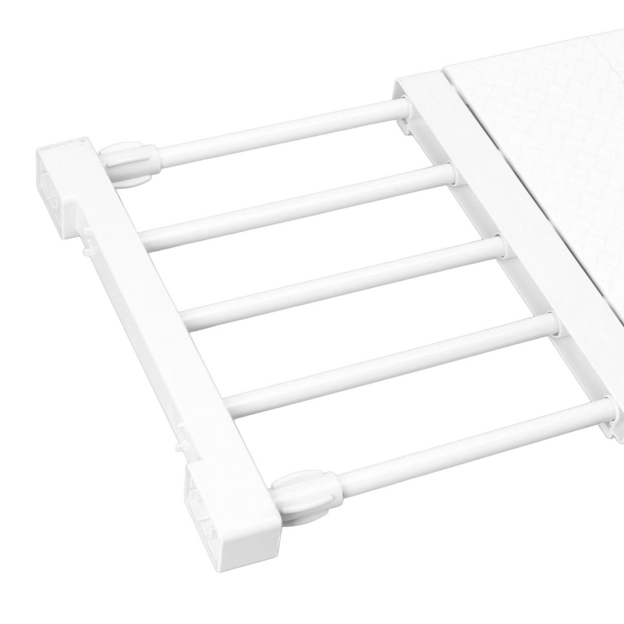 Tension Shelf Adjustable Closet Divider 24cm Width Storage Rack for Cabinet Wardrobe 30 ~ 40cm / 11.81 ~ 15.75in