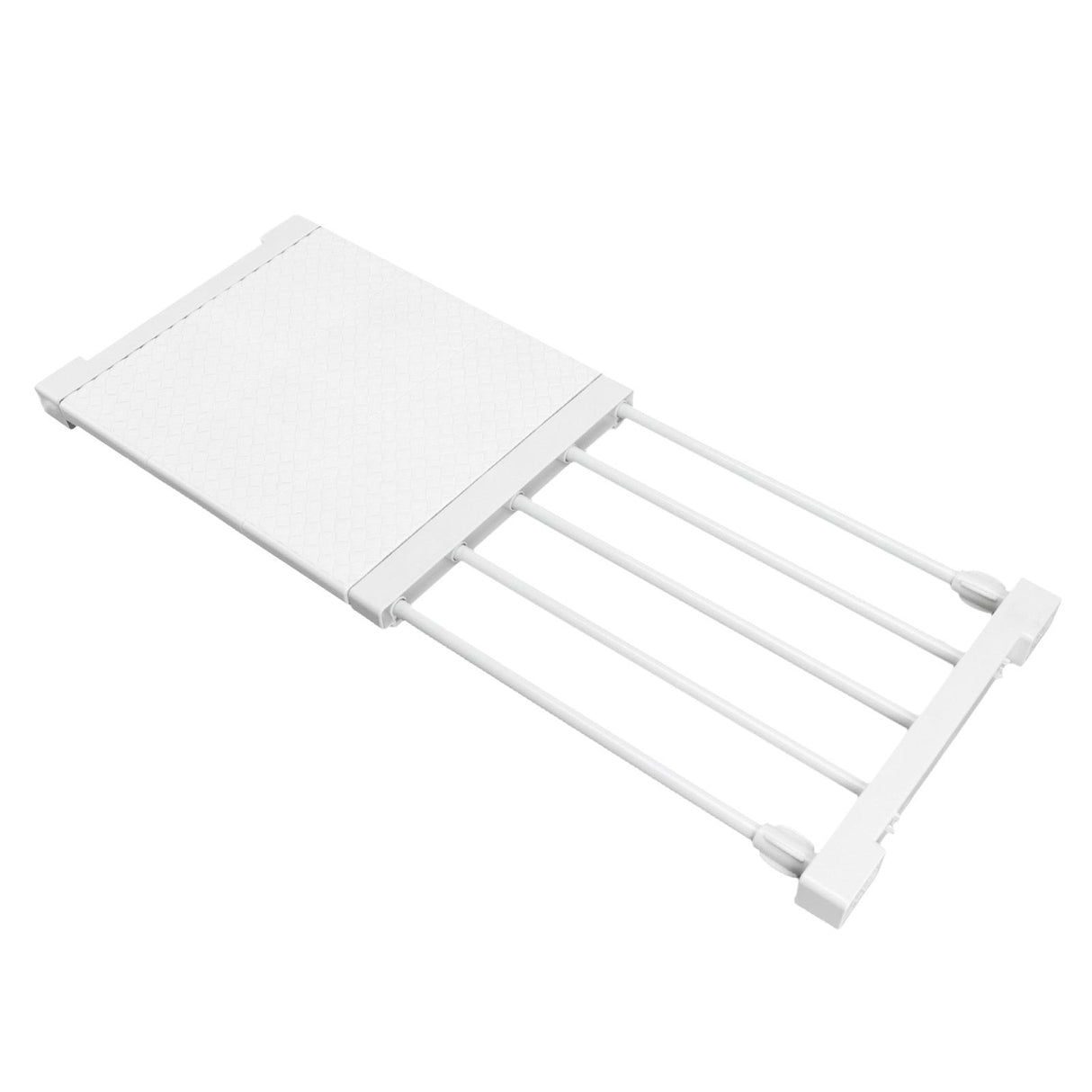 Tension Shelf Adjustable Closet Divider 24cm Width Storage Rack for Cabinet Wardrobe 38 ~ 55cm / 14.96 ~ 21.65in