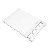 Tension Shelf Adjustable Closet Divider 24cm Width Storage Rack for Cabinet Wardrobe 38 ~ 55cm / 14.96 ~ 21.65in - Top-Down View