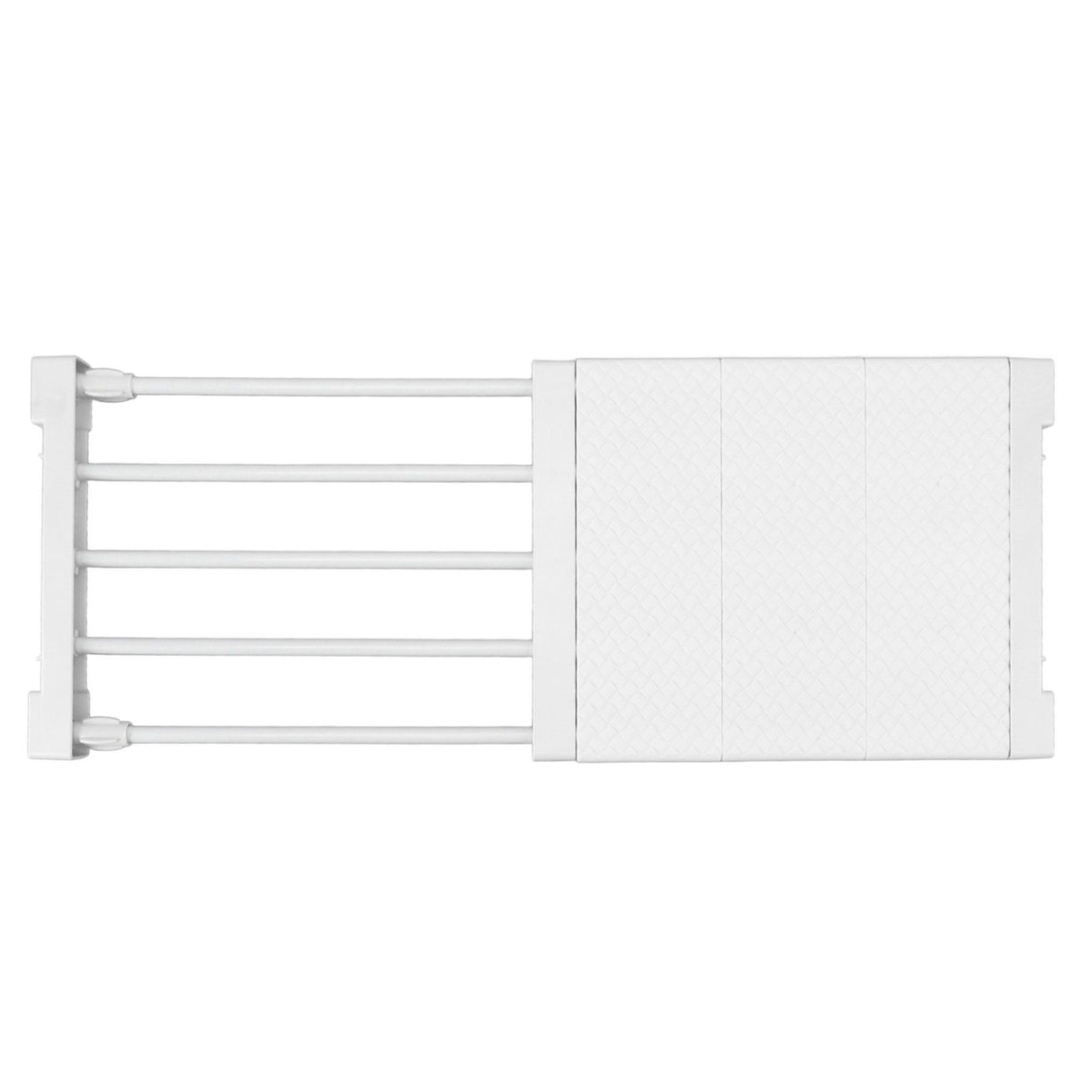 Tension Shelf Adjustable Closet Divider 24cm Width Storage Rack for Cabinet Wardrobe 38 ~ 55cm / 14.96 ~ 21.65in