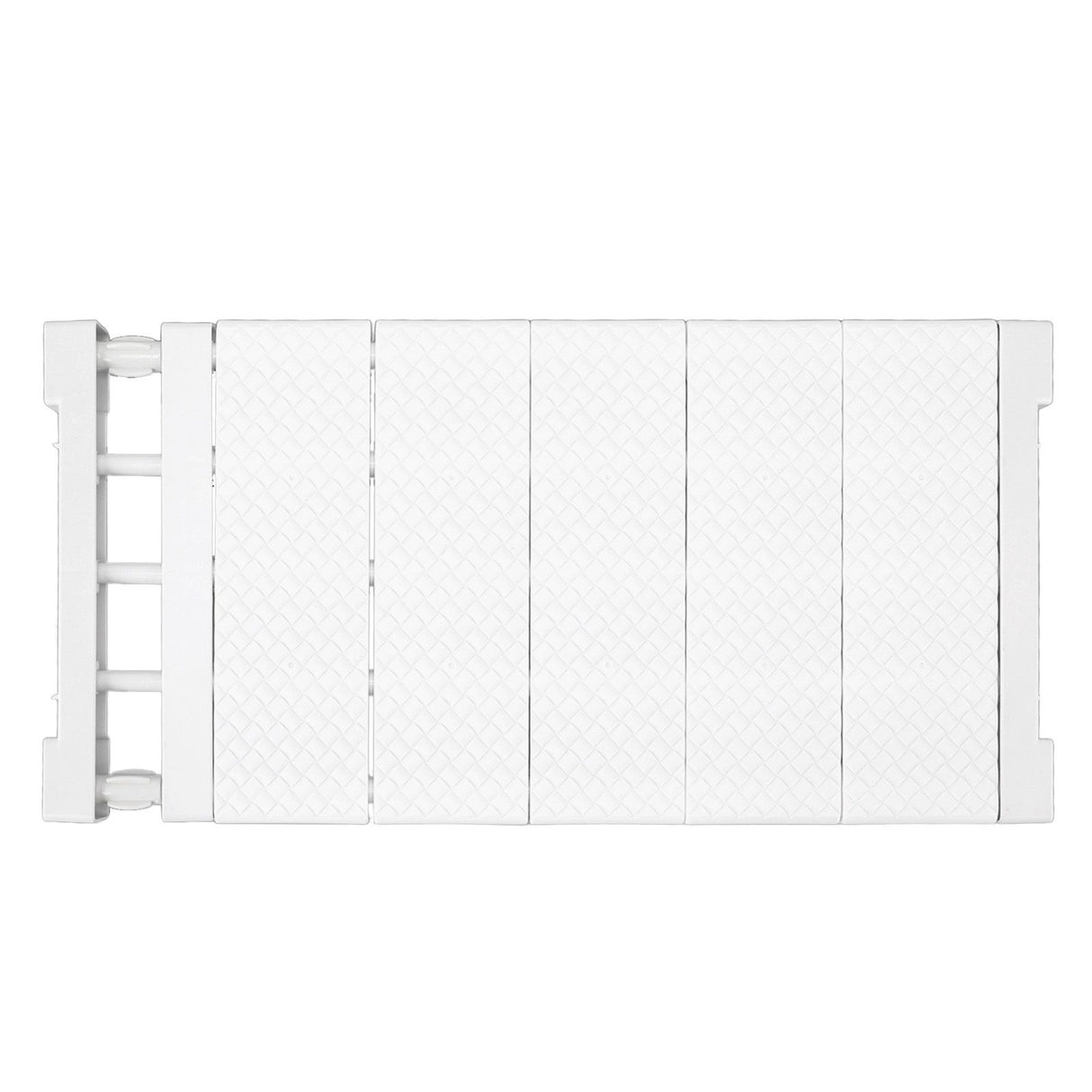 Tension Shelf Adjustable Closet Divider 24cm Width Storage Rack for Cabinet Wardrobe 50 ~ 80cm / 19.69 ~ 31.5in