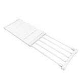 Tension Shelf Adjustable Closet Divider 24cm Width Storage Rack for Cabinet Wardrobe 50 ~ 80cm / 19.69 ~ 31.5in