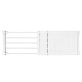 Tension Shelf Adjustable Closet Divider 24cm Width Storage Rack for Cabinet Wardrobe 50 ~ 80cm / 19.69 ~ 31.5in - Rear View