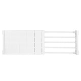 Tension Shelf Adjustable Closet Divider 24cm Width Storage Rack for Cabinet Wardrobe 50 ~ 80cm / 19.69 ~ 31.5in