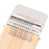 Small Weaving Loom Kit 12 Hooks Speedweave Type Portable DIY Repair Tool Mini Darning Loom for Socks Clothes