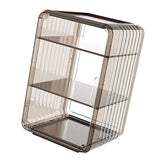 Acrylic Water Bottle Organizer Sturdy Dustproof Easy To Clean Water Bottle Storage Holder for Cabinet Desktop Large 3 Layer Brown