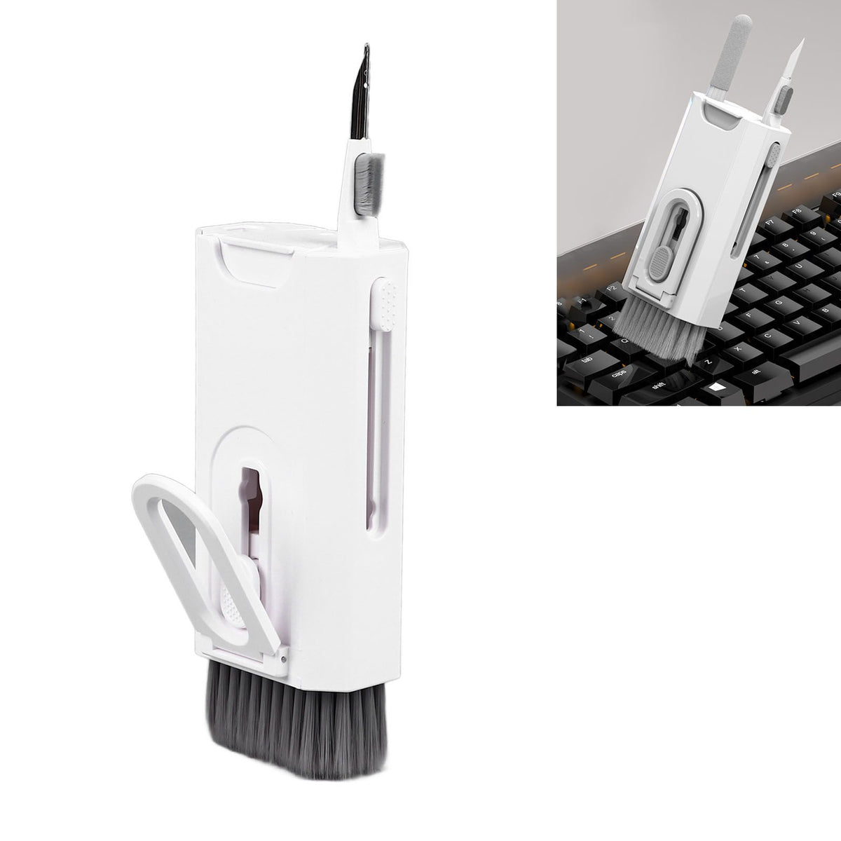 8 in 1 Electronic Cleaner Kit Multi Functional Laptop Screen Keyboard Earbuds Cleaner Kit Computer Cleaning Tool Kit