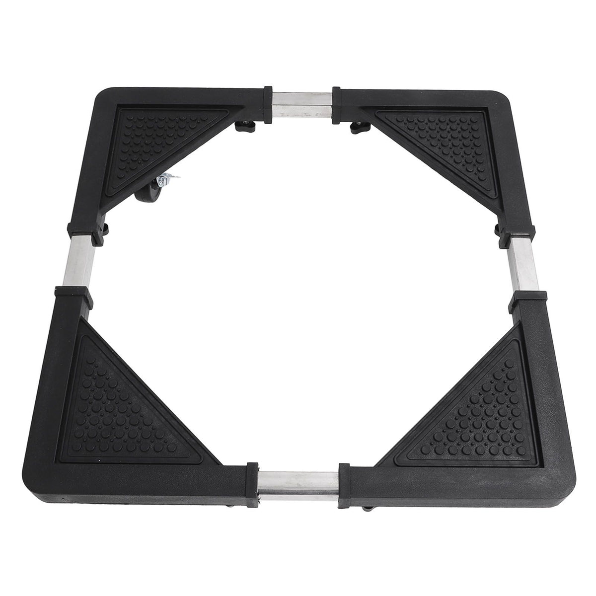Adjustable Refrigerator Stand with 4 Locking Wheels Reduce Noise Furniture Dolly Mobile Roller for Dryer Washing Machine