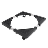 Adjustable Refrigerator Stand with 4 Locking Wheels Reduce Noise Furniture Dolly Mobile Roller for Dryer Washing Machine - Top-Down View