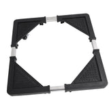 Adjustable Refrigerator Stand with 4 Locking Wheels Reduce Noise Furniture Dolly Mobile Roller for Dryer Washing Machine
