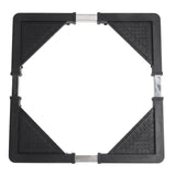 Adjustable Refrigerator Stand with 4 Locking Wheels Reduce Noise Furniture Dolly Mobile Roller for Dryer Washing Machine - Extra Image
