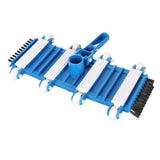 Swimming Pool Vacuum Head with Brushes 14 Inch Strong Suction Multifunctional Pool Vacuum Suction Cup - Low Angle
