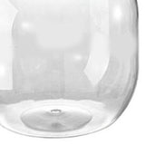 Toy Storage Stool Multipurpose Innovative Round Shape Transparent Storage Stool for Home Living Room Entryway Yellow - Extra Image