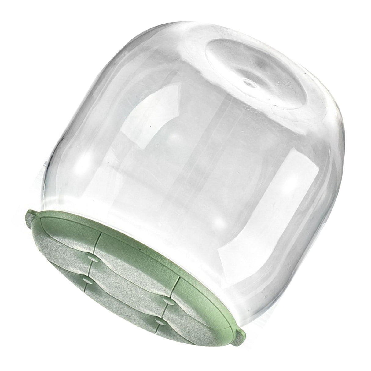 Toy Storage Stool Multipurpose Innovative Round Shape Transparent Storage Stool for Home Living Room Entryway Green