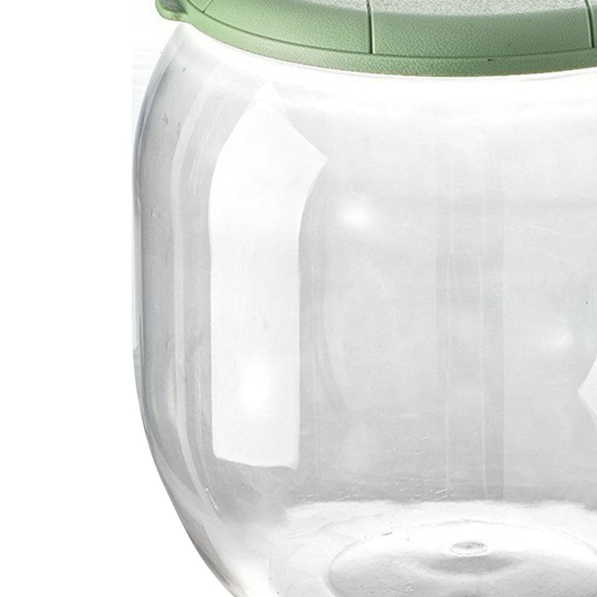 Toy Storage Stool Multipurpose Innovative Round Shape Transparent Storage Stool for Home Living Room Entryway Green