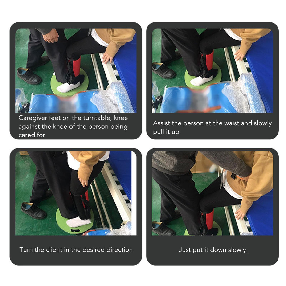 Patient Transfer Disc Rotation Mobility Aid Direction Change Weight Rotation Transfer Device for Stroke Hemiplegia People
