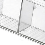 Cosmetics Wall Mounted Storage Box Non Punching Plastic 2 Compartment Holder Bathroom Supplies