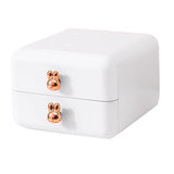 Desktop Drawer Jewelry Hair Accessories Sundries Storage Box Tabletop Organizer for Bedroom Dormitory Office