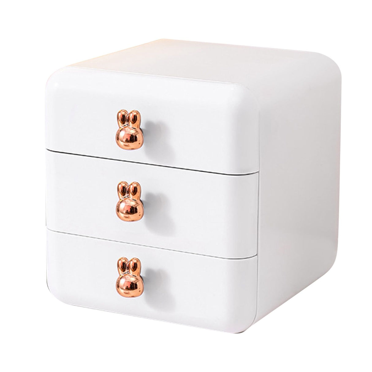 Desktop Drawer Jewelry Hair Accessories Sundries Storage Box Tabletop Organizer for Bedroom Dormitory Office