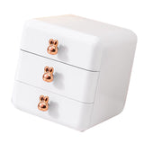 Desktop Drawer Jewelry Hair Accessories Sundries Storage Box Tabletop Organizer for Bedroom Dormitory Office