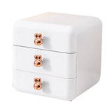Desktop Drawer Jewelry Hair Accessories Sundries Storage Box Tabletop Organizer for Bedroom Dormitory Office - Side View