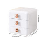 Desktop Drawer Jewelry Hair Accessories Sundries Storage Box Tabletop Organizer for Bedroom Dormitory Office - Extra Image