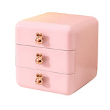 Desktop Drawer Jewelry Hair Accessories Sundries Storage Box Tabletop Organizer for Bedroom Dormitory Office